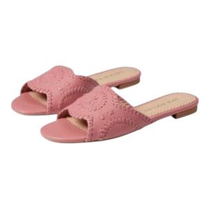 Jack Rogers Elegant Pink Slides Mules Size 9.5